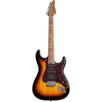Gitar Elektrik Soloking MS-1 Classic Ash S-Style FMN Roasted Flame Maple Neck 3-Color Sunburst