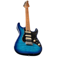 Gitar Elektrik Soloking MS-1 Classic MKII S-Style Blue Burst 5A Flame Top Limited Edition