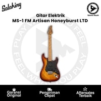 Gitar Elektrik Soloking MS-1 FM Artisan S-Style Flame Maple Neck JESCAR Honeyburst Limited Edition