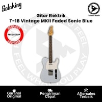 Gitar Elektrik Soloking T-1B Vintage MKII Roasted Maple Neck Rosewood FB Faded Sonic Blue