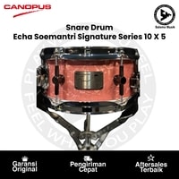 Snare Drum Canopus Echa Soemnatri Signature Series Mini Snare 10X5 Pink Diamond Pearl + Tom Clamp