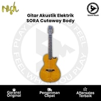 Gitar Akustik Elektrik Rosh by RB Guitar SORA Series Cutaway Body