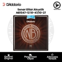 Senar Gitar Akustik D'Addario NB1047-12 Nickel Bronze Acoustic Guitar Strings Light 12-Strings 10-47/10-27 Original