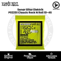 Senar Gitar Elektrik Ernie Ball P02251 Regular Slinky Classic Rock N Roll Pure Nickel Wrap 10-46 Original
