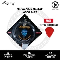 Senar Gitar Elektrik Legacy A506 Super Light 9-42 + Free Pick Gitar