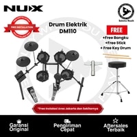 Drum Elektrik NUX DM110 Original Fullkit + Free Bangku + Free Key Drum + Free Stick