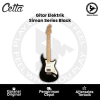Gitar Elektrik Cetta Siman Series Black