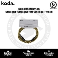 Kabel Instrumen Koda Plus KIC10TW Straight-Straight 10ft Vintage Tweed