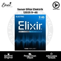 Senar Gitar Elektrik Elixir 12025 Polyweb Custom Light 09-46 Original