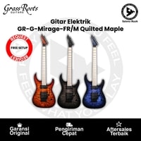 Gitar Elektrik Grass Roots GR-G-Mirage-FR/M QM Quilted Maple by ESP Varian Warna
