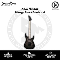 Gitar Elektrik Grass Roots by ESP GR-G-Mirage-FR/M QM Quilted Maple Black Sunburst