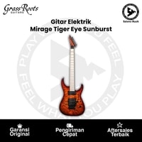 Gitar Elektrik Grass Roots by ESP GR-G-Mirage-FR/M QM Quilted Maple Tiger Eye Sunburst