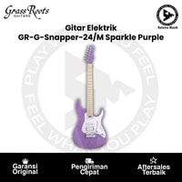 Gitar Elektrik Grass Roots GR-G-Snapper-24/M by ESP Sparkle Purple