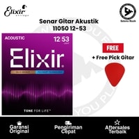 Senar Gitar Akustik Elixir 11050 Light 12-53 + Free Pick Gitar
