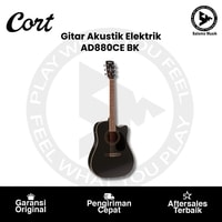 Gitar Akustik Elektrik Cort AD880CE Black Original