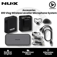 Wireless Lavalier Microphone NUX B10 Vlog Wireless Lavalier Microphone System Mic Clip On