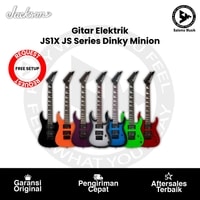 Gitar Elektrik Jackson JS1X JS Series Dinky Minion Amaranth FB Varian Warna Original