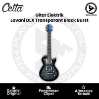 Gitar Elektrik Cetta Lavani DLX Transparant Black Burst