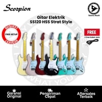 Gitar Elektrik Scorpion SS120 Strat Style HSS Varian Warna Original + Free Kabel Jack
