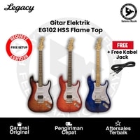 Gitar Elektrik Legacy EG102 HSS Flame Top Varian Warna