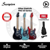 Gitar Elektrik Scorpion Pro 20 Series Stratocaster Roasted Maple HSS Original