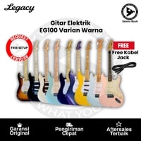 Gitar Elektrik Legacy EG100 SSS Varian Warna Original + Free Kabel Jack