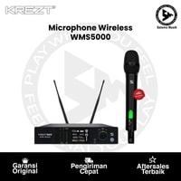 Microphone Wireless KREZT Pro WMS5000 Wireless Microphone UHF True Diversity 1000 Channel