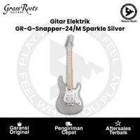 Gitar Elektrik Grass Roots GR-G-Snapper-24/M by ESP Sparkle Silver