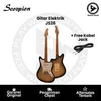 Gitar Elektrik Scorpion JS26 Jazzmaster Roasted Maple Series + Free Kabel Jack