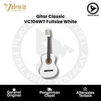 Gitar Klasik Valencia VC104WT Fullsize White Original