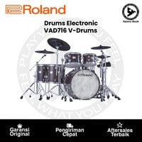 Drum Elektrik Acoustic Design Roland VAD716 V Drums 7 piece Gloss Ebony
