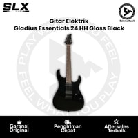 Gitar Elektrik SLX Guitars Gladius Essentials 24 HH with Rosewood FB in Gloss Black