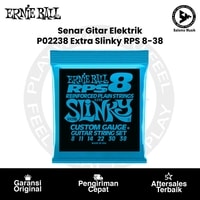 Senar Gitar Elektrik Ernie Ball P02238 Extra Slinky RPS Nickel Wound Electric Guitar Strings, 8-38