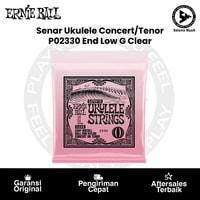 Senar Ukulele Ernie Ball P02330 Concert/Tenor Nylon Ball End Low G Ukulele Strings Clear