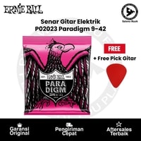 Senar Gitar Elektrik Ernie Ball P02023 Paradigm Super Slinky 9-42 + Free Pick Gitar