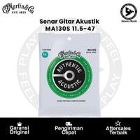 Senar Gitar Akustik Martin MA130S Marquis Silked Silk and Steel Authentic Acoustic Guitar Strings Silk and Steel 11.5-47