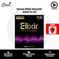 Senar Gitar Akustik Elixir 21027 Attune Phosphor Bronze Custom Light 11-52 + Free Oick Gitar