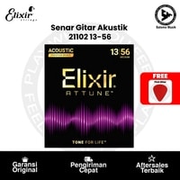 Senar Gitar Akustik Elixir 21102 Attune Phosphor Bronze Medium 13-56 + Free Pick Gitar