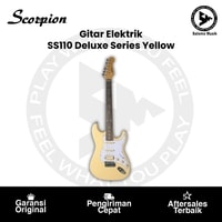 Gitar Elektrik Scorpion SS110 Deluxe Series H-S-S Varian Warna Yellow