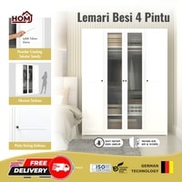 lemari  besi 4 pintu