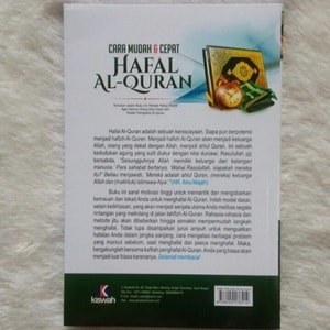 Buku Cara Mudah Dan Cepat Hafal Al-Quran