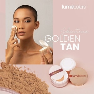 lumecolors loose powder golden tan