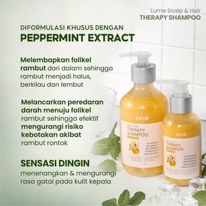 Lume Scalp Hair Shampoo Anti Rontok Ketombe Kering