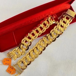 Gelang Rantai Tangan Coco Qing Emas Indonesia Cop 916
