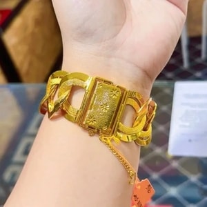 Gelang Rantai Tangan Coco Qing Emas Indonesia Cop 916
