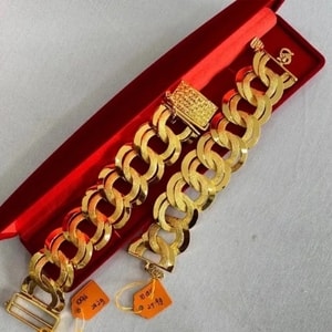 Gelang Rantai Tangan Coco Qing Emas Indonesia Cop 916