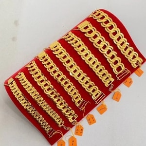 Gelang Rantai Tangan Coco Qing Emas Indonesia Cop 916