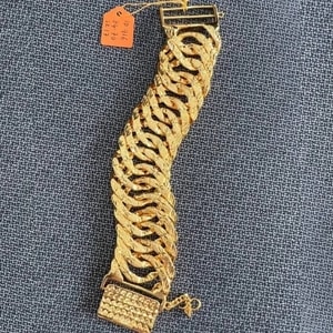 Gelang Rantai Tangan Lipan Kait 3 Emas Indonesia Cop 916