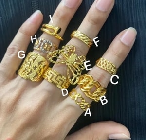 Cincin Dewasa Emas Indonesia Cop 916