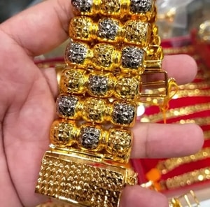 Gelang Rantai Tangan Rotibun Emas Indonesia Cop 916